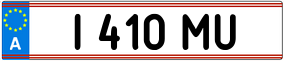 Truck License Plate